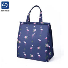 Folding cooler lunch bag, insulated Picnic cooler bag for women